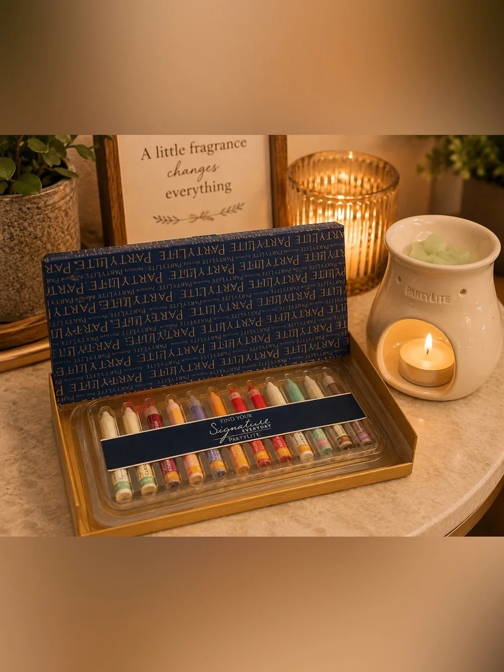PartyLite Signature Everyday Blending Crayons | Scent Sticks Set of 12 | NIB